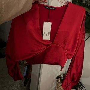 Cropped blouse